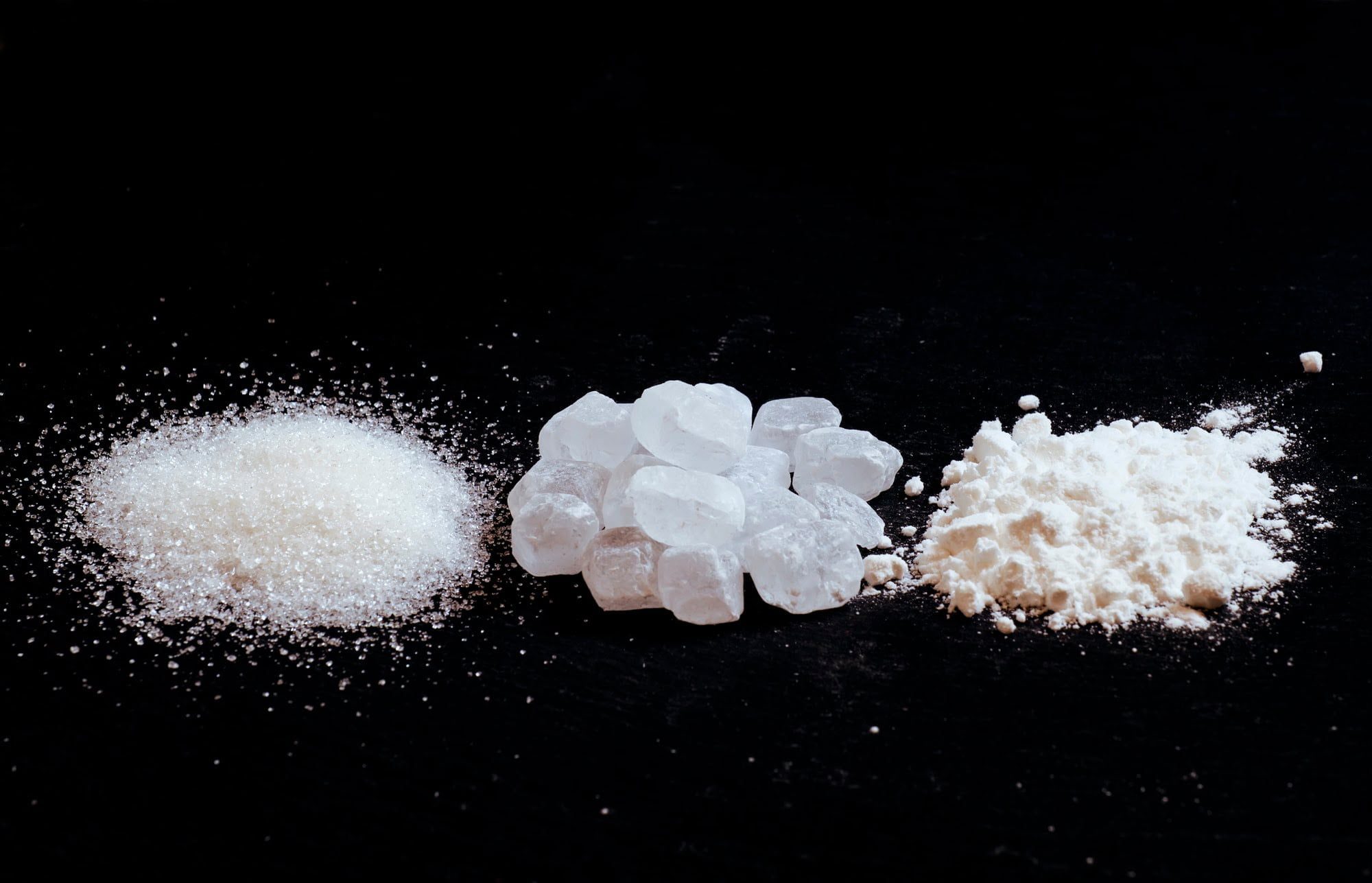 Sugar, candy sugar, white sugar powder