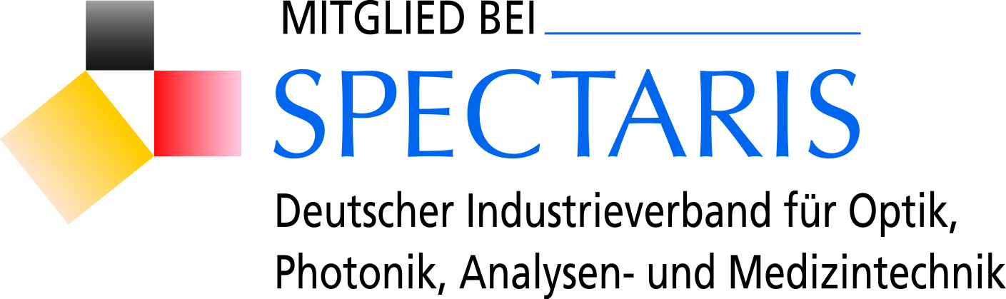 LOGO Mitglied bei SPECTARIS, Deutscher Industrieverband für Optik, Photonik, Analysen- und Medizintechnik