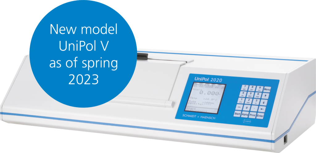 New model UniPol V polarimeter available from SCHMIDT + HAENSCH as of spring 2023