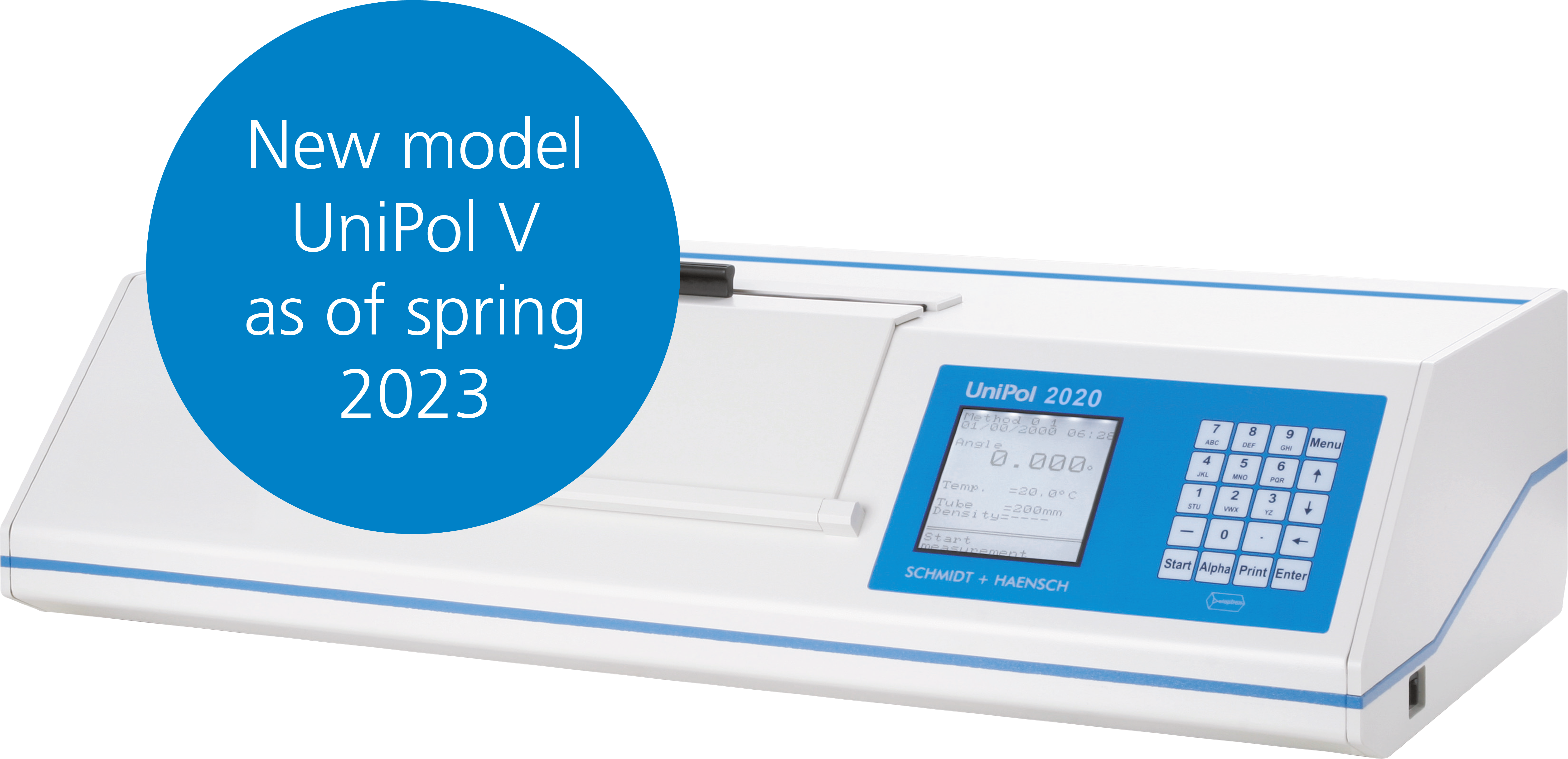 Neues Modell UniPol V Polarimeter von SCHMIDT + HAENSCH ab Frühjahr 2023 erhältlich